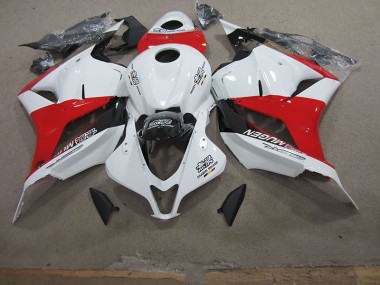 ABS 2009-2012 White Red Honda CBR600RR Motorcycle Fairing Kits Canada