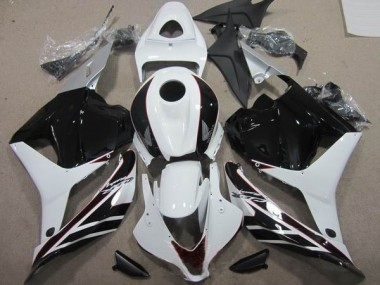 ABS 2009-2012 Black White Honda CBR600RR Motorcycle Fairings Canada