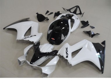 2002-2013 White Black Honda VFR800 Bike Fairing Kit Canada