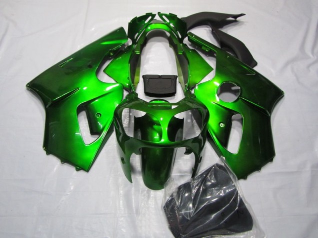 2000-2001 Green Kawasaki ZX12R Motorcycle Fairings Kit Canada