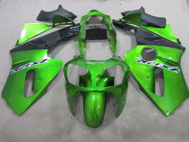 2000-2001 Green Kawasaki ZX12R Motorbike Fairings Canada