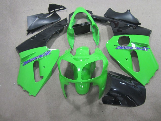 2000-2001 Green Kawasaki ZX12R Motorcycle Fairing Kits Canada