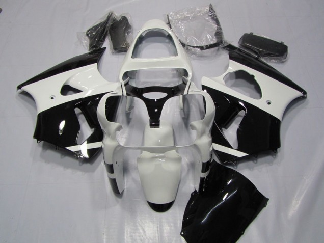 2000-2002 White Black Kawasaki ZX6R Bike Fairings Canada