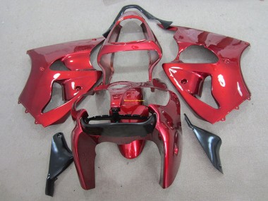 2000-2002 Red Kawasaki ZX6R Motorcyle Fairings Canada