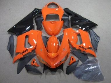 2005-2006 Orange Black Ninja Kawasaki ZX6R Bike Fairing Canada