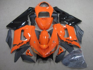 2005-2006 Orange Black Ninja Kawasaki ZX6R Motorbike Fairing Kits Canada