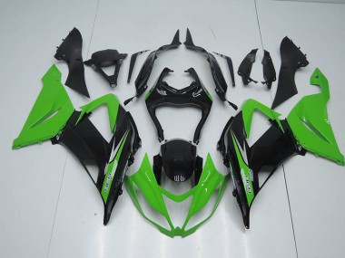 2013-2018 Black Green 636 Kawasaki ZX6R Bike Fairings Canada