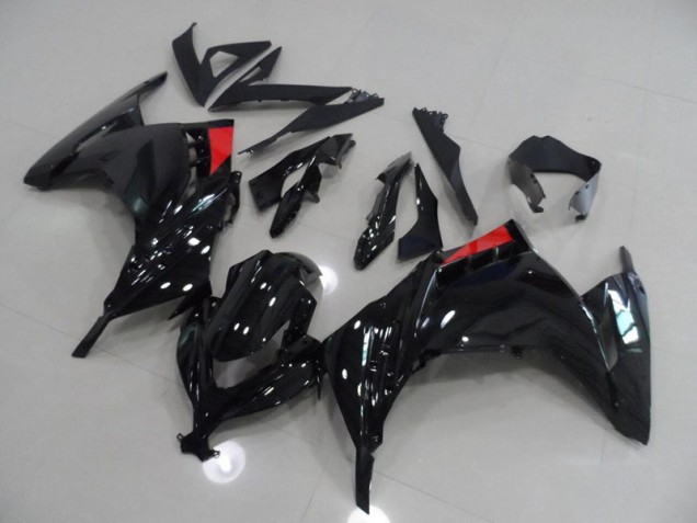 ABS 2013-2016 Black Red Kawasaki ZX300R Bike Fairing Kit Canada