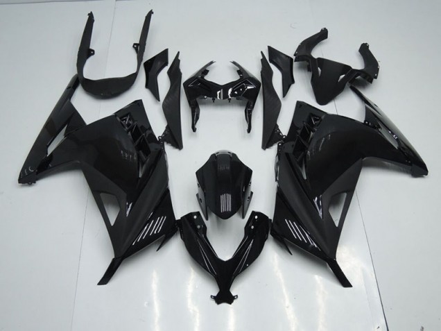 ABS 2013-2016 Black Kawasaki ZX300R Motorcycle Bodywork Canada