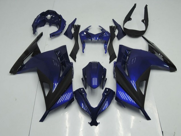 ABS 2013-2016 Blue Black Kawasaki ZX300R Motorcyle Fairings Canada