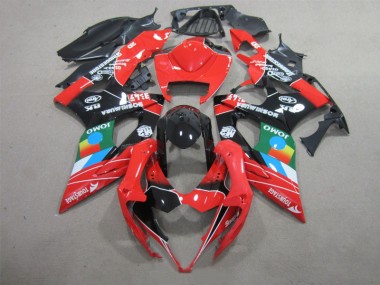 2005-2006 Black Red Green Suzuki GSXR1000 Bike Fairing Canada