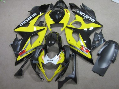 2005-2006 Black Yellow Suzuki GSXR1000 Motor Bike Fairings Canada