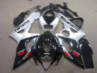 2005-2006 Black White Suzuki GSXR1000 Motorcycle Replacement Fairings Canada