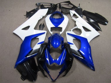 2005-2006 Blue White Suzuki GSXR1000 Motorcylce Fairings Canada