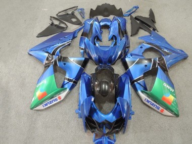 2009-2016 Blue Green JOMO Suzuki GSXR1000 Motorcycle Replacement Fairings Canada