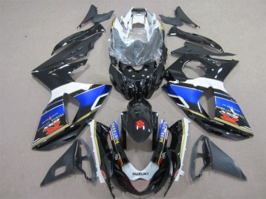 2009-2016 Black Blue Dark Dog Suzuki GSXR1000 Motorcycle Fairing Kits Canada