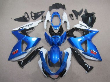 2009-2016 Blue White Suzuki GSXR1000 Bike Fairings Canada