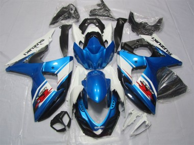 2009-2016 Blue White Suzuki GSXR1000 Replacement Motorcycle Fairings Canada