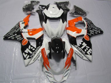 2009-2016 White Black Orange Bright Logic Suzuki GSXR1000 Motor Bike Fairings Canada