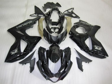 2009-2016 Black Suzuki GSXR1000 Bike Fairing Kit Canada