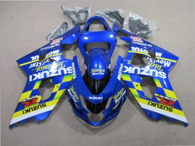 2001-2003 Blue Telefunica Movistar Suzuki GSXR600 Motorcycle Replacement Fairings Canada