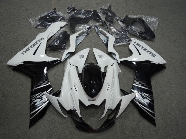 2011-2021 White Black Suzuki GSXR600 Motorcycle Replacement Fairings Canada