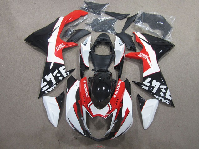 2011-2021 Black Red Suzuki GSXR750 Bike Fairing Canada