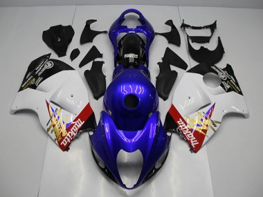 1996-2007 Blue White Suzuki GSXR1300 Hayabusa Motor Bike Fairings Canada