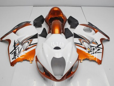 1996-2007 White Orange Suzuki GSXR1300 Hayabusa Motorcycle Bodywork Canada