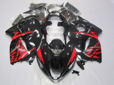 1996-2007 Black Red Suzuki GSXR1300 Hayabusa Motorbike Fairing Kits Canada