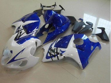 1996-2007 Blue White Suzuki GSXR1300 Hayabusa Moto Fairings Canada