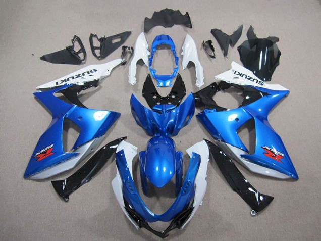 2009-2016 Blue White Suzuki GSXR1000 Replacement Fairings Canada