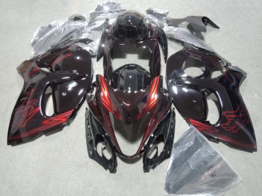 2008-2019 Black Red Suzuki GSXR1300 Hayabusa Bike Fairings Canada