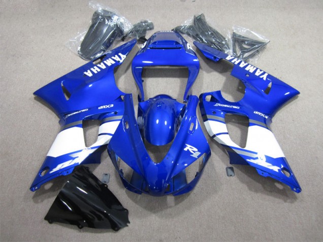 ABS 1998-1999 Blue White Decal Yamaha YZF R1 Moto Fairings Canada