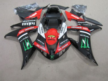 2002-2003 Black Red Motul Yamaha YZF R1 Bike Fairings Canada