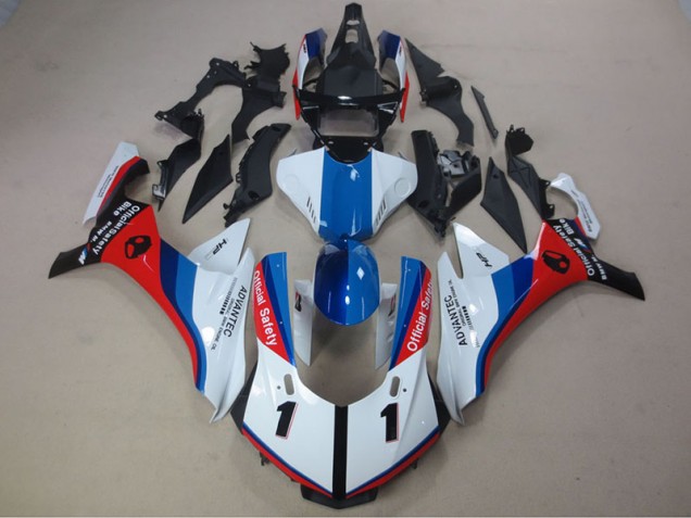 2015-2019 White Blue Red Advantec Yamaha YZF R1 Motorcycle Fairing Canada