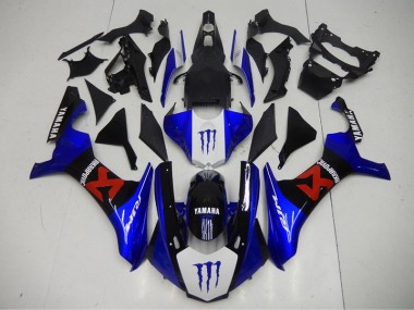 2015-2019 Black Blue Yamaha YZF R1 Motorbike Fairing Kits Canada