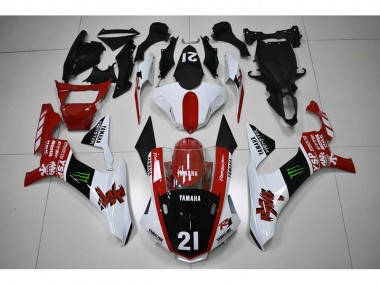 2015-2019 Red Black 21 Yamaha YZF R1 Motorcycle Fairings Kit Canada