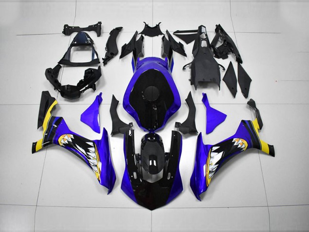 2015-2019 Blue Black Yamaha YZF R1 Motorcycle Fairings Canada